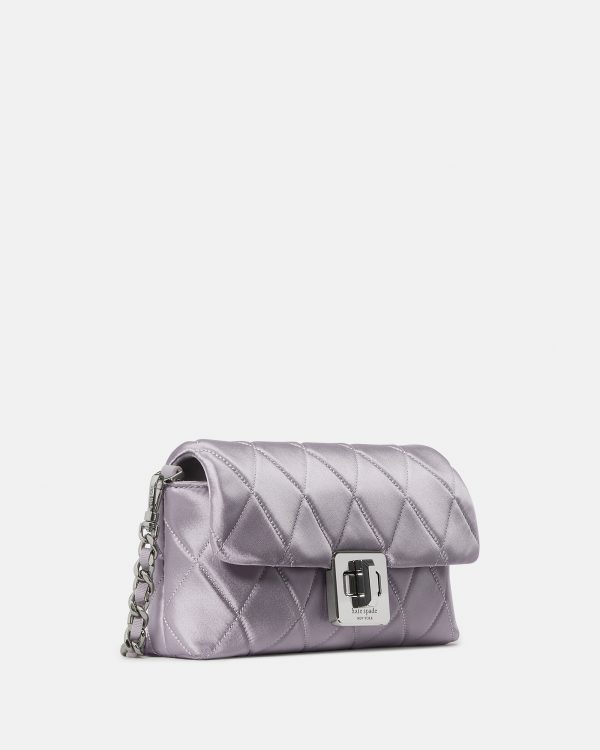 Kate Spade Carey Quilted Satin Mini Crossbody