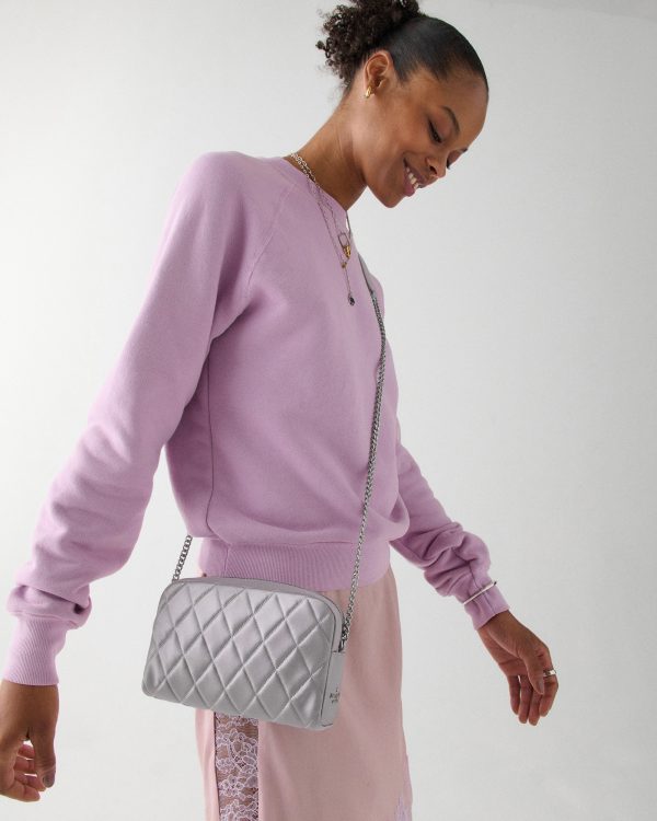 Kate Spade Carey Quilted Satin Mini Camera Bag