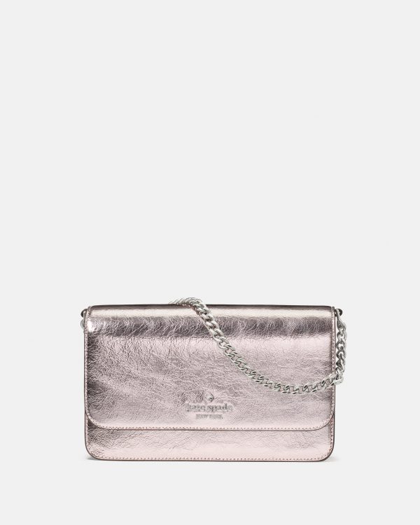 Kate Spade Madison Metallic Willow Mini Flap Crossbody