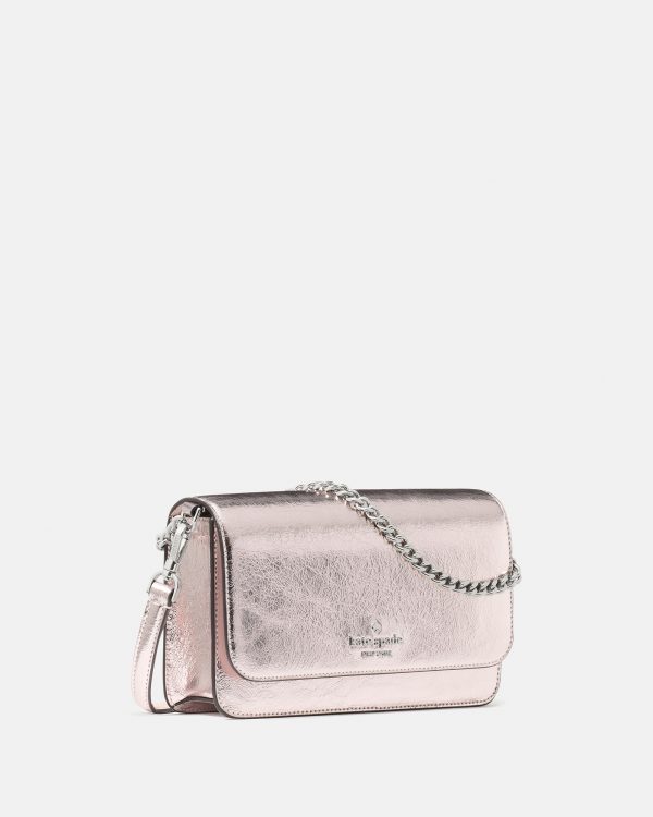 Kate Spade Madison Metallic Willow Mini Flap Crossbody