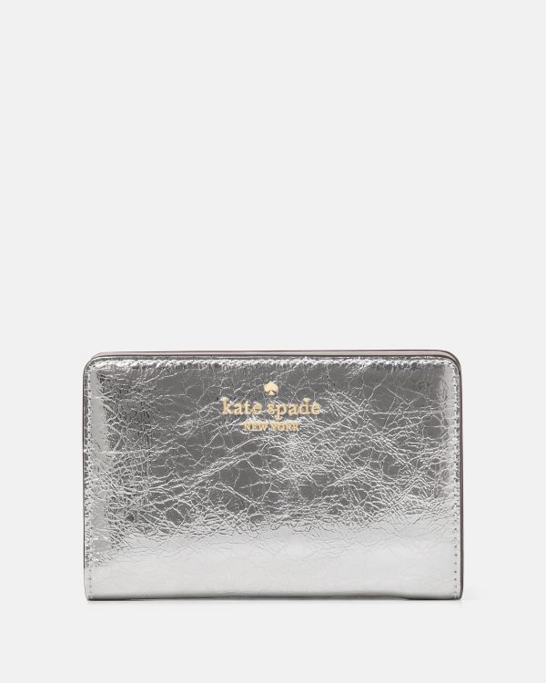 Kate Spade Madison Metallic Medium Bifold Wallet