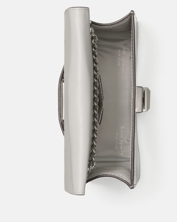 Kate Spade Phoebe Mirror Metallic Turnlock Mini Flap Crossbody