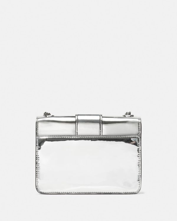 Kate Spade Phoebe Mirror Metallic Turnlock Mini Flap Crossbody