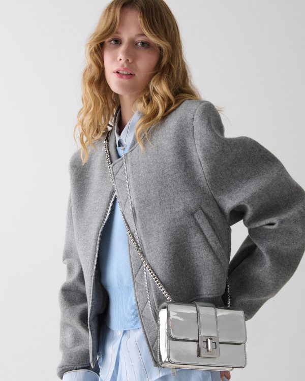 Kate Spade Phoebe Mirror Metallic Turnlock Mini Flap Crossbody