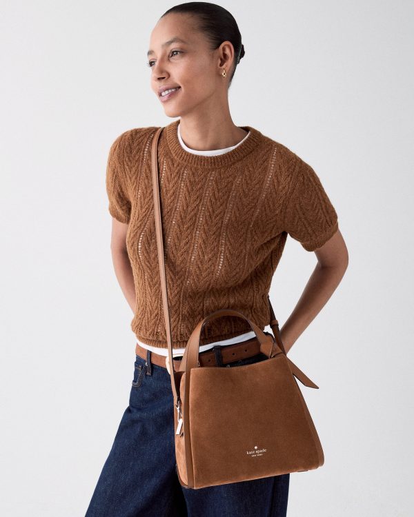 Kate Spade Knott Suede Carryall Bag