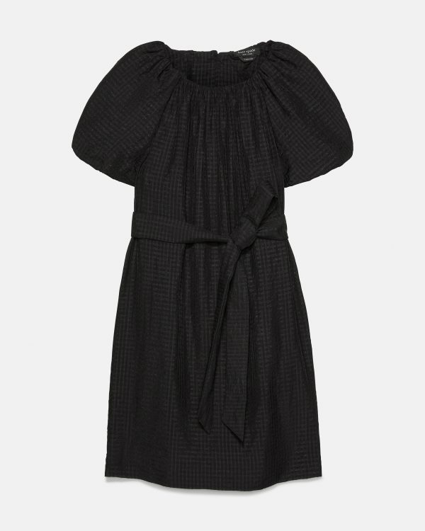 Kate Spade Gathered Neck Mini Shift Dress