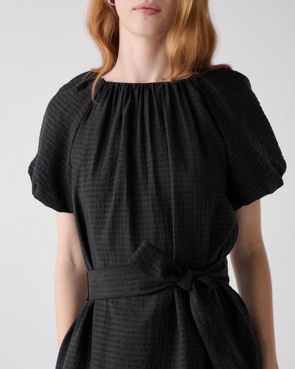Kate Spade Gathered Neck Mini Shift Dress