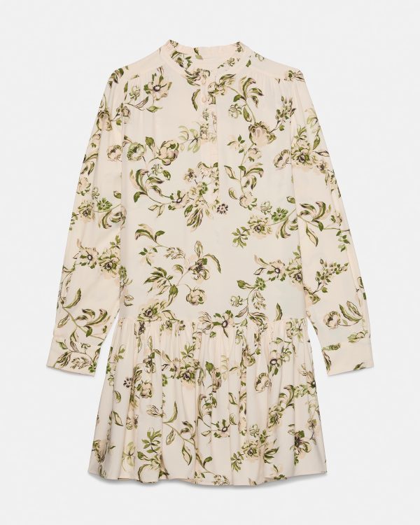 Kate Spade Gathered Flounce Shirtdress