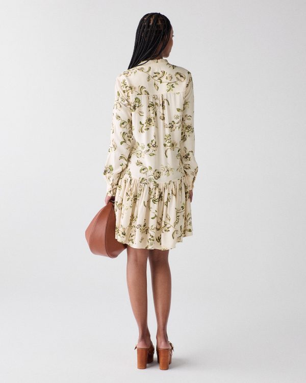 Kate Spade Gathered Flounce Shirtdress
