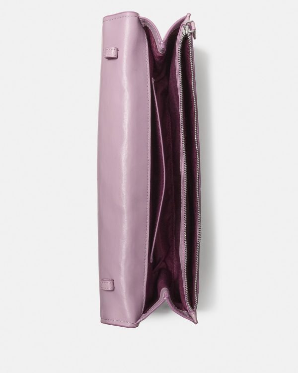 Kate Spade Deco Glazed Leather Soft Shoulder Bag