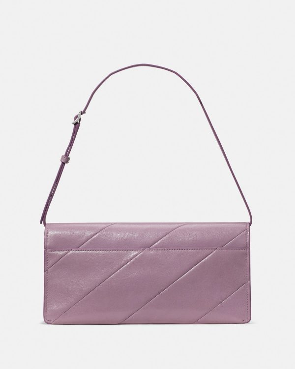 Kate Spade Deco Glazed Leather Soft Shoulder Bag