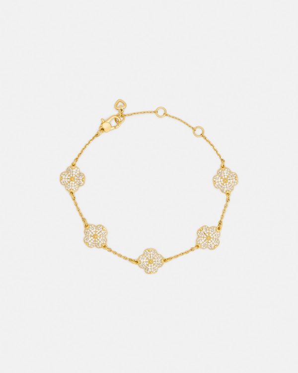 Kate Spade Spade Flower Pave Scatter Bracelet
