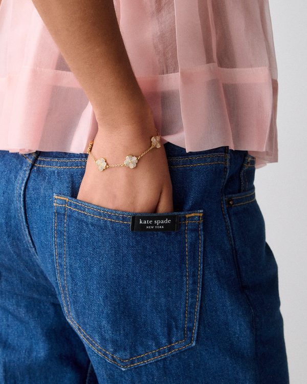 Kate Spade Spade Flower Pave Scatter Bracelet