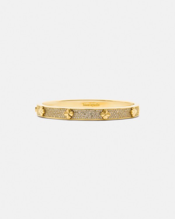Kate Spade Spade Flower pave hinge bangle