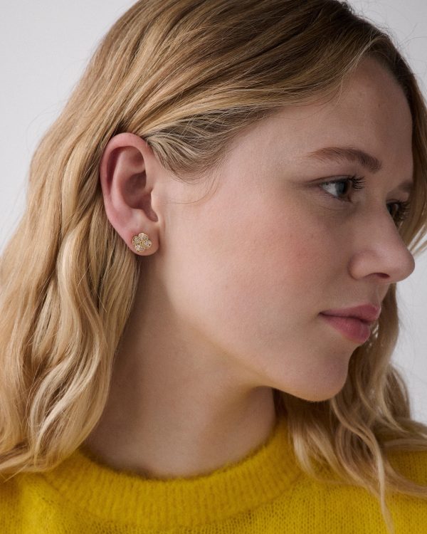 Kate Spade Spade Flower pave studs