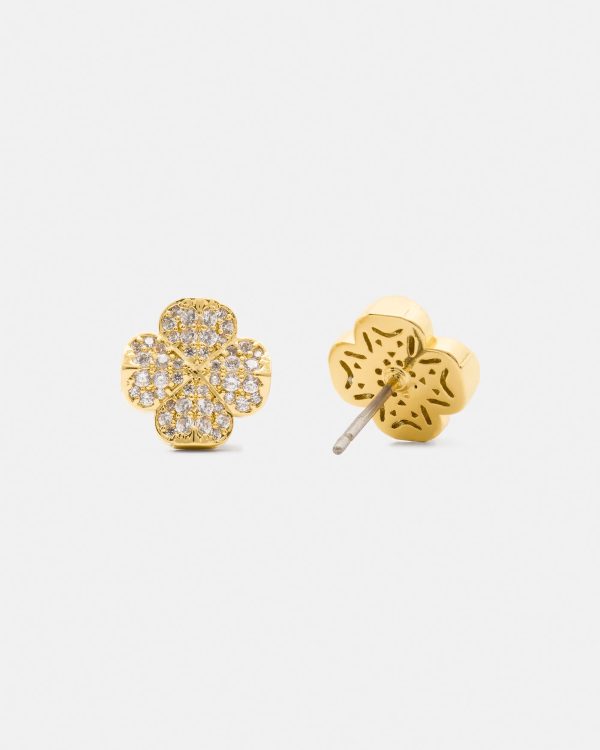 Kate Spade Spade Flower pave studs
