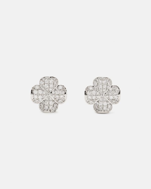 Kate Spade Spade Flower pave studs