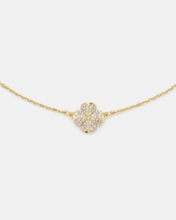 Kate Spade Spade Flower Pave Scatter Necklace