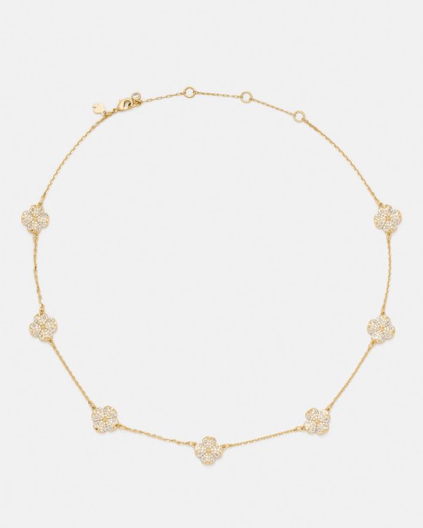 Kate Spade Spade Flower Pave Scatter Necklace