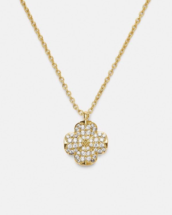 Kate Spade Spade Flower Pave Mini Pendant