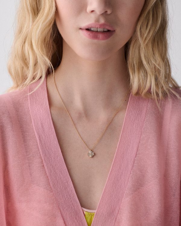 Kate Spade Spade Flower Pave Mini Pendant