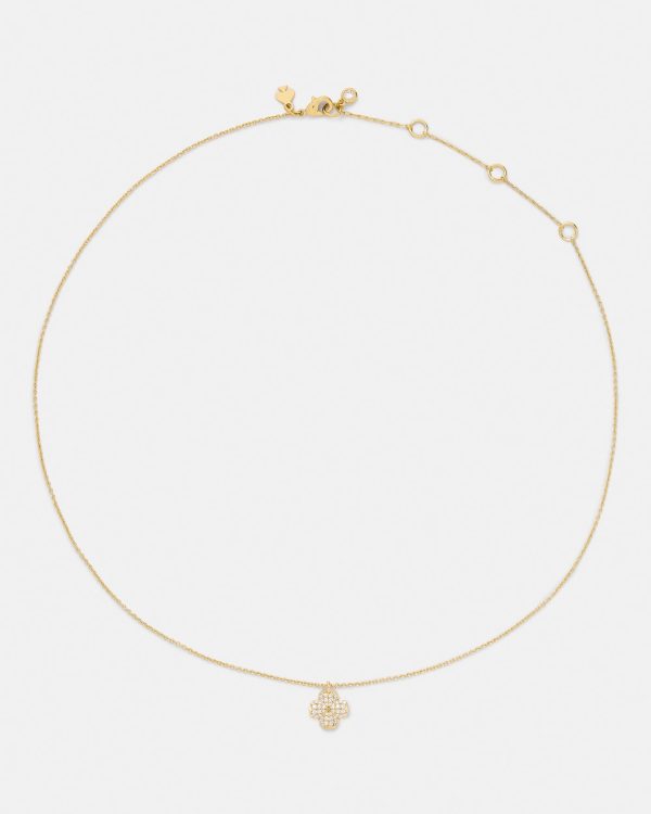 Kate Spade Spade Flower Pave Mini Pendant