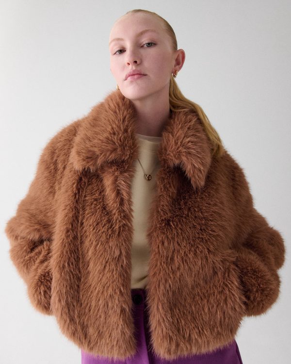 Kate Spade Faux Fur Jacket