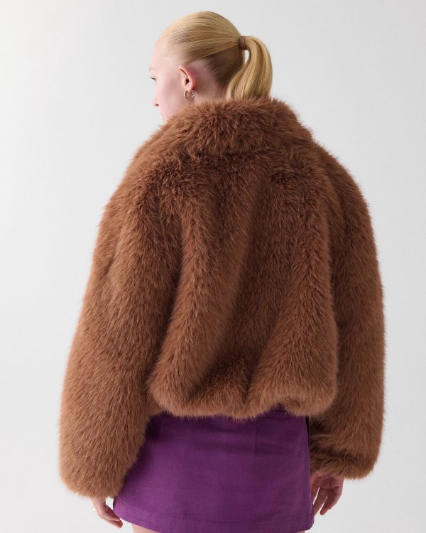 Kate Spade Faux Fur Jacket
