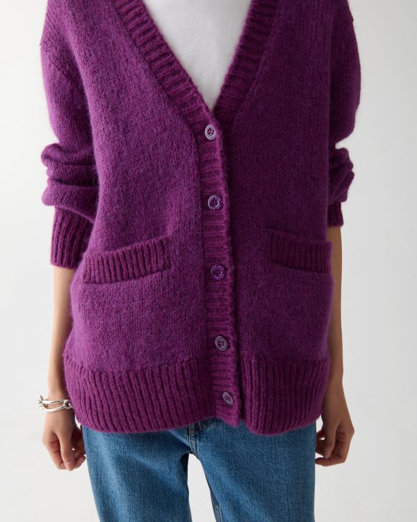 Kate Spade Fuzzy Oversized Cardigan