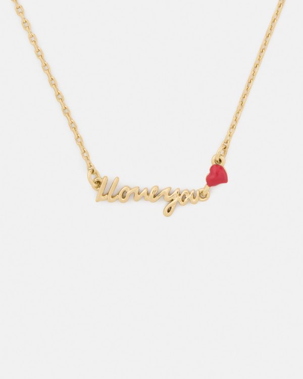 Kate Spade I Love You Pendant