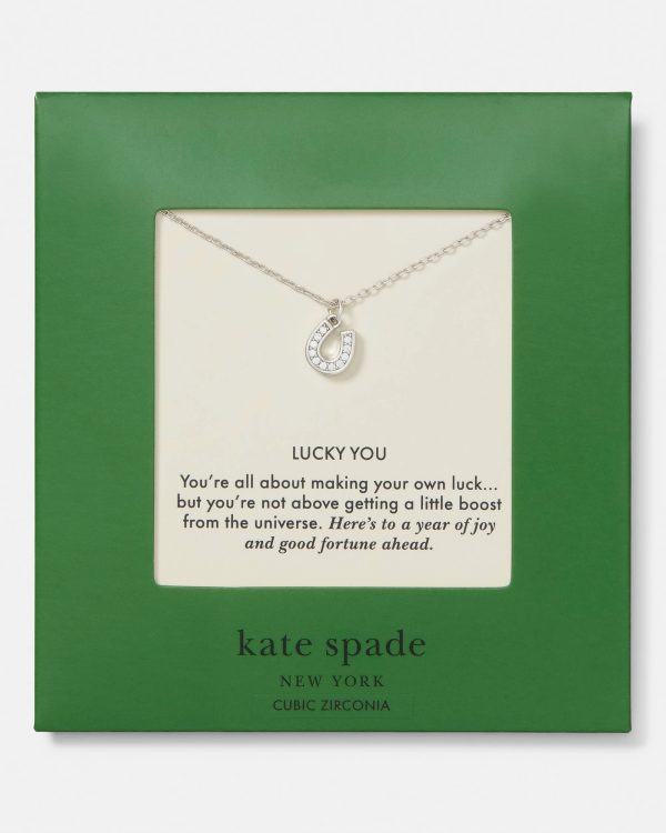 Kate Spade Lucky You Carded Pendant
