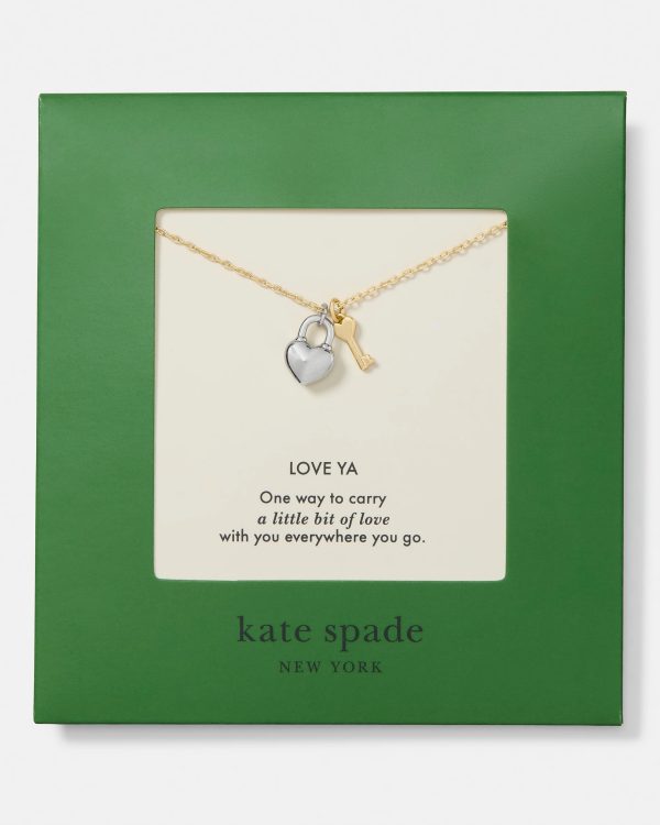 Kate Spade Love Ya Carded Pendant