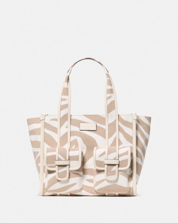 Kate Spade Kip Zebra Cargo Small Tote Bag