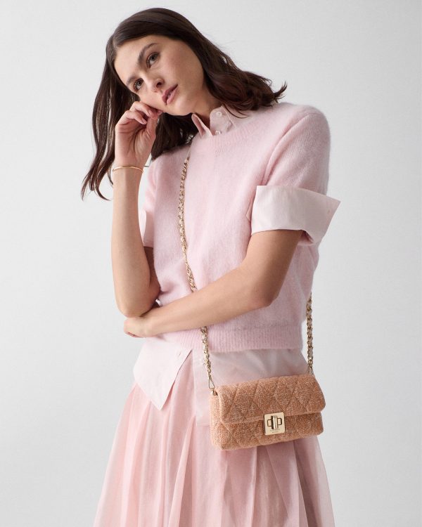 Kate Spade Carey Tweed Wallet On Chain