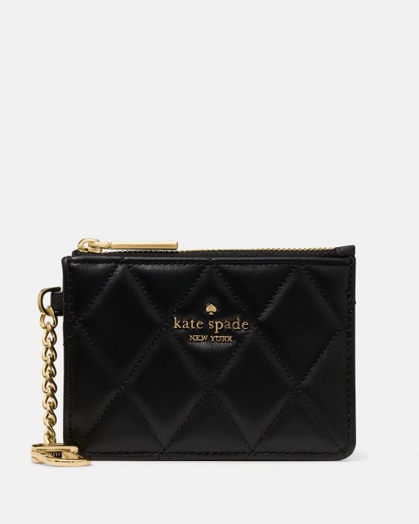 Kate Spade Quilted Key Ring Card Holder