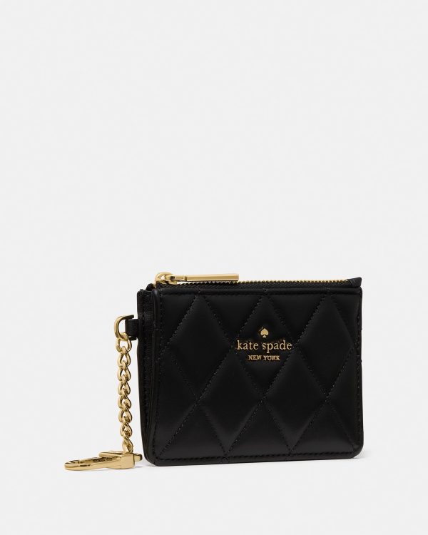 Kate Spade Quilted Key Ring Card Holder