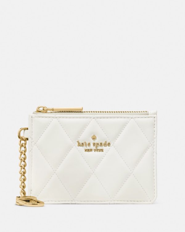Kate Spade Quilted Key Ring Card Holder