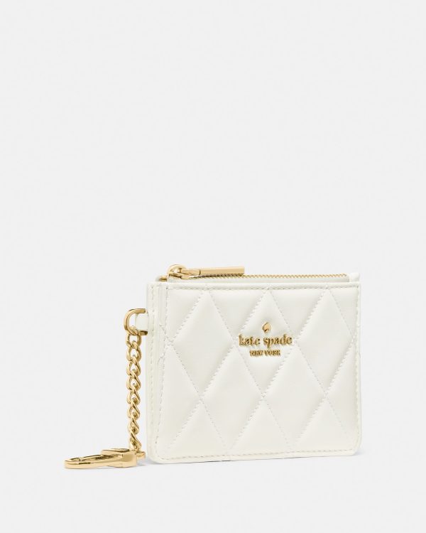 Kate Spade Quilted Key Ring Card Holder