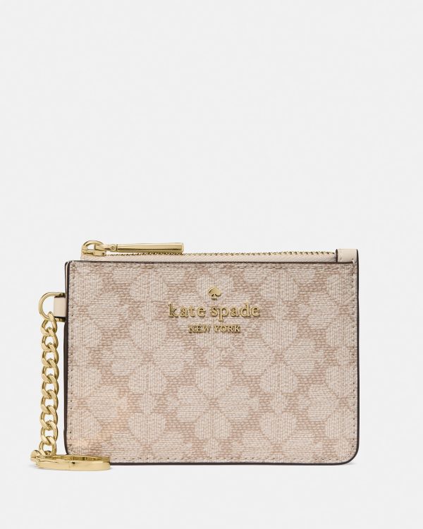 Kate Spade Spade Flower Key Ring Card Holder