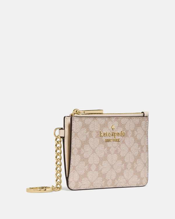 Kate Spade Spade Flower Key Ring Card Holder