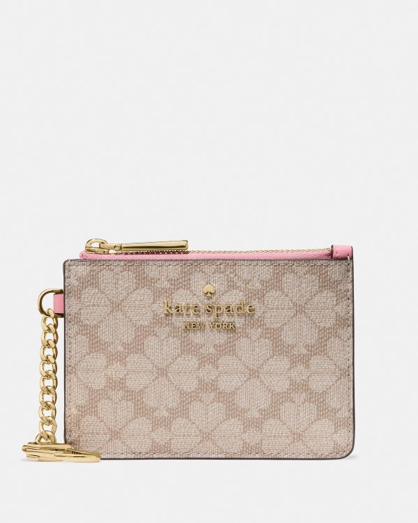 Kate Spade Spade Flower Key Ring Card Holder
