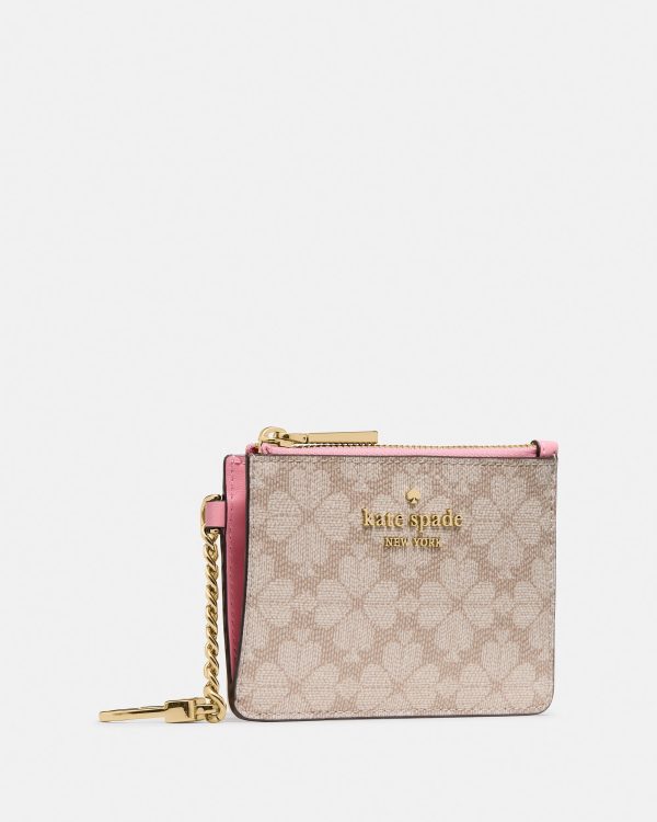 Kate Spade Spade Flower Key Ring Card Holder