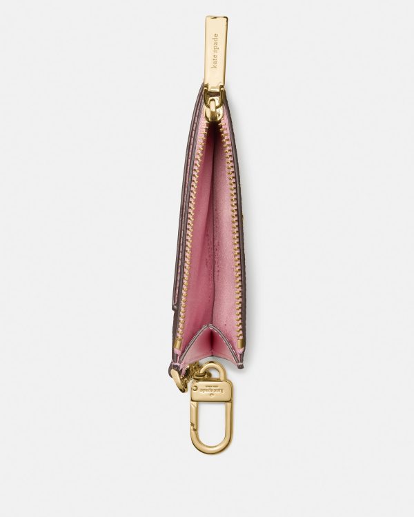 Kate Spade Spade Flower Key Ring Card Holder