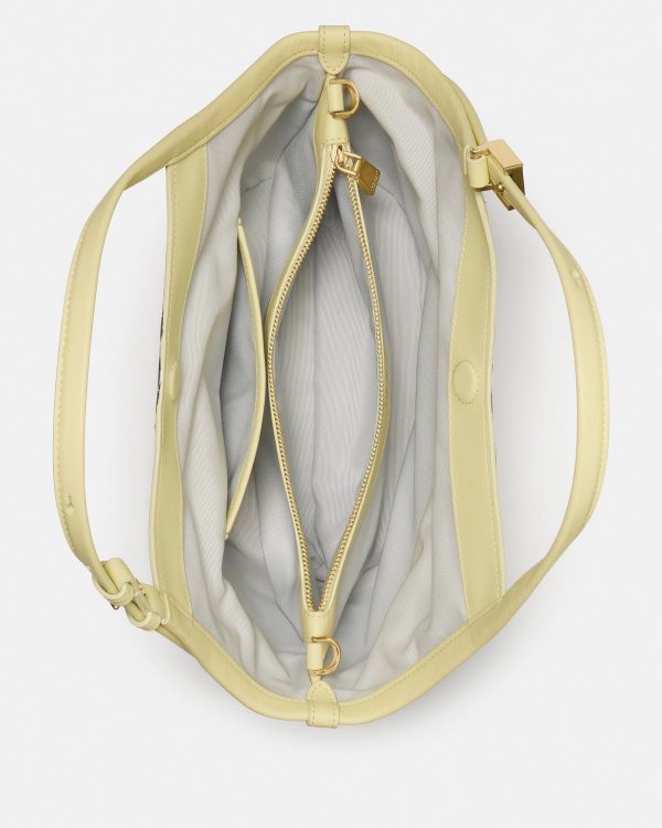 Kate Spade Deco Snake Embossed Small Tulip Tote Bag