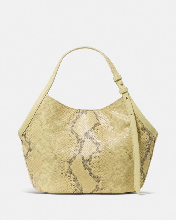 Kate Spade Deco Snake Embossed Small Tulip Tote Bag