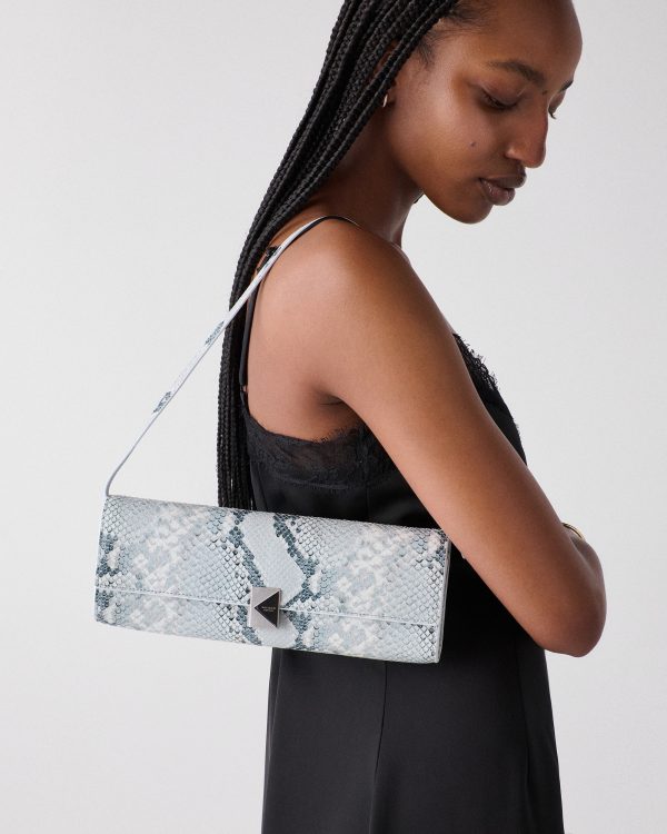 Kate Spade Deco Snake Embossed Soft Mini Shoulder Bag
