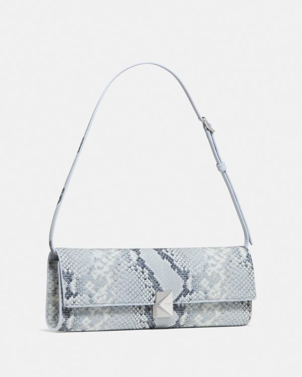 Kate Spade Deco Snake Embossed Soft Mini Shoulder Bag