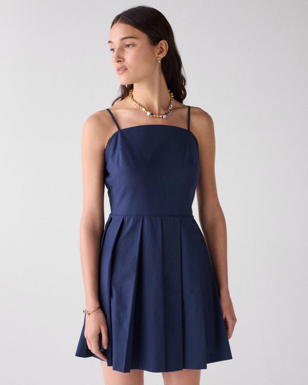 Kate Spade Open Back Pleated Dress