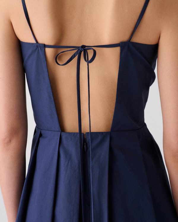 Kate Spade Open Back Pleated Dress