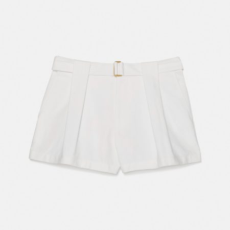 Kate Spade Belted Pleated Shorts